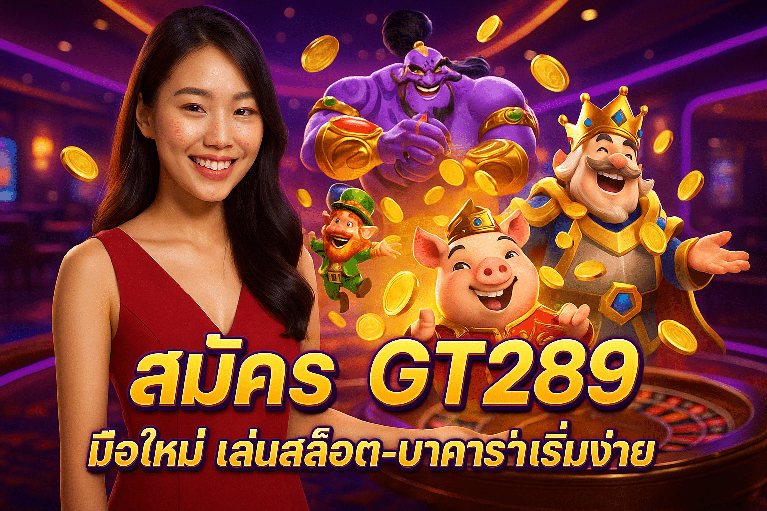 สมัคร GT289 มือใหม่ เล่นสล็อต-บาคาร่าเริ่มง่าย