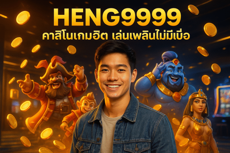 HENG9999 คาสิโนเกมฮิต เล่นเพลินไม่มีเบื่อ
